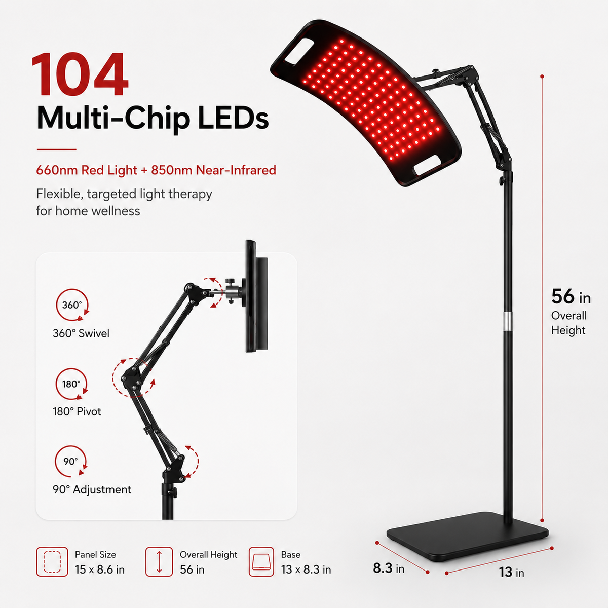 FullGlow™ Red Light & Near Infrared Panel System – view 8