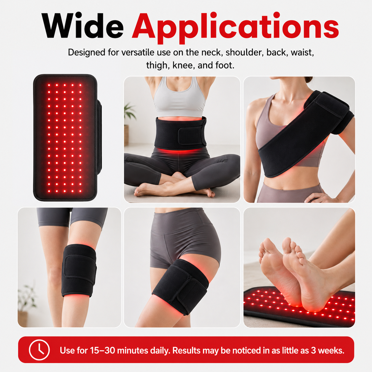 FullGlow™ Red Light & Near Infrared Universal Wrap