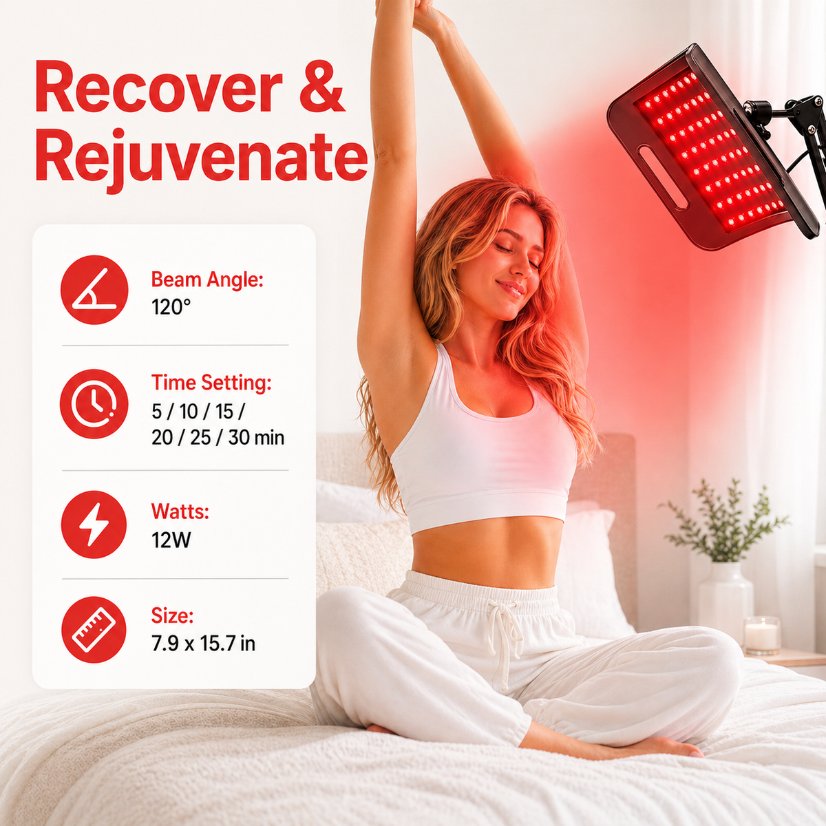 FullGlow™ Red Light & Near Infrared Panel System – view 2