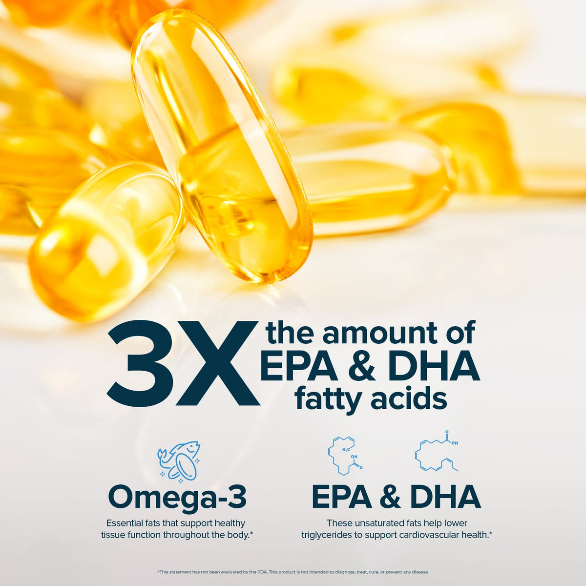 Nature's Lab Triple Strength Omega-3 Fish Oil with EPA & DHA - 180 Softgels – view 4