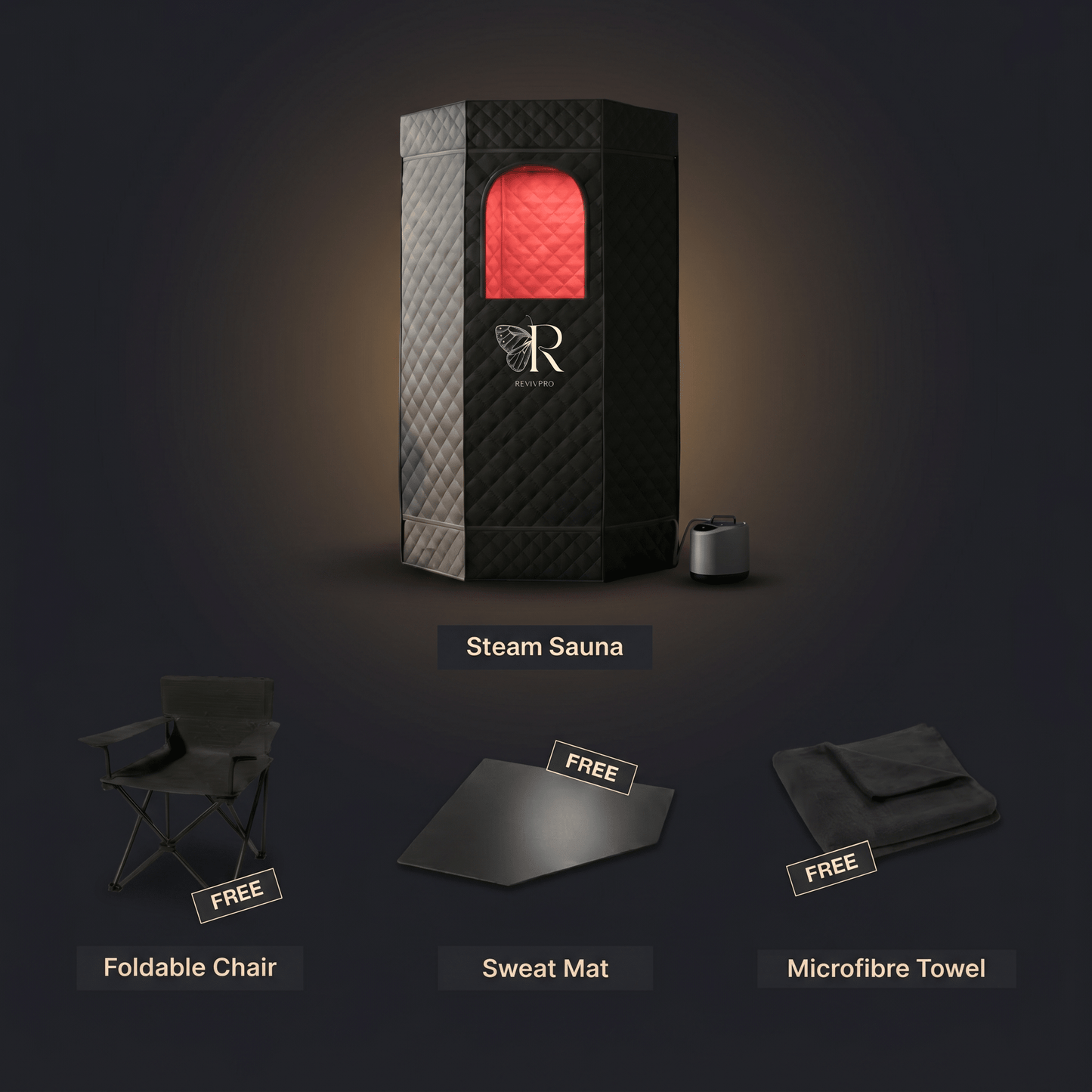 Red Light Therapy Sauna · Half Price of $399 SaunaPro | RevivPro