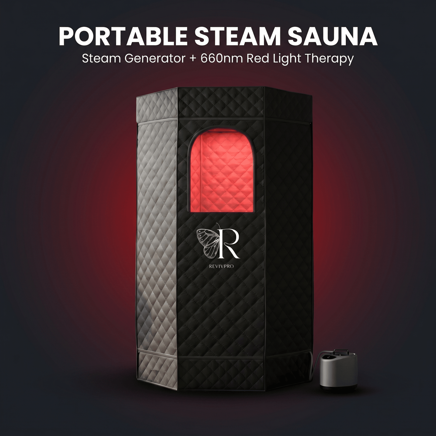 Red Light Therapy Sauna · Half Price of $399 SaunaPro | RevivPro